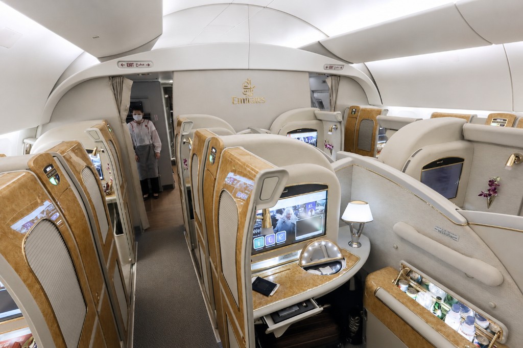 Emirates B777 eight-suite First Class Private Suite — Private suite
